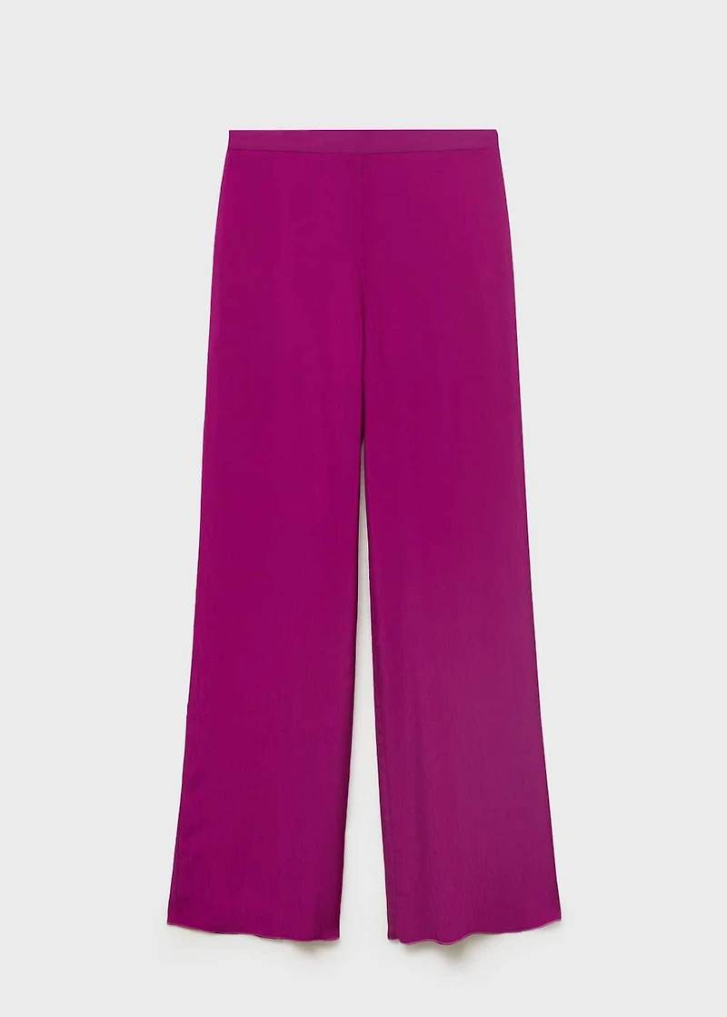 Flowy straight-fit pants
