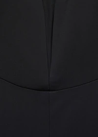 Structured sweetheart neckline jumpsuit