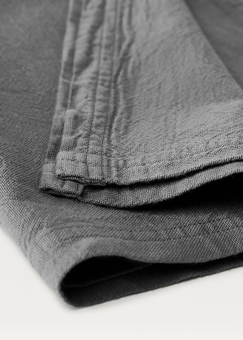 Garment dyed cotton napkins