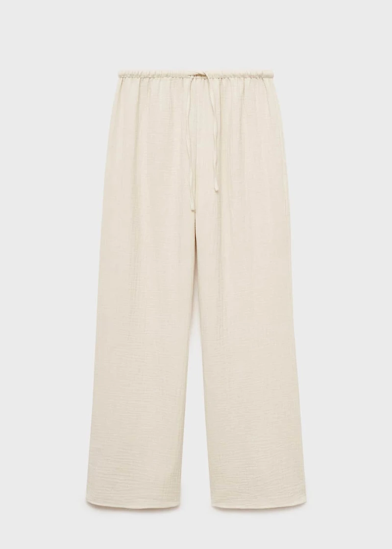 Plain cotton pajama pants