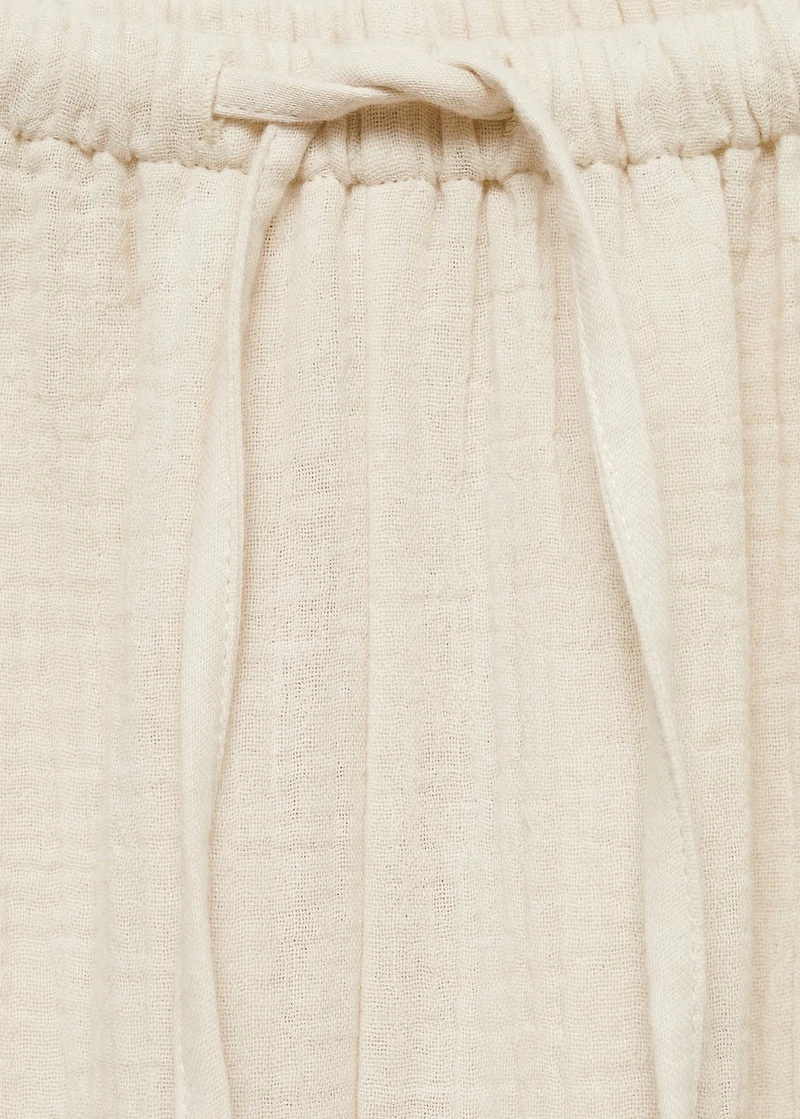 Plain cotton pajama pants