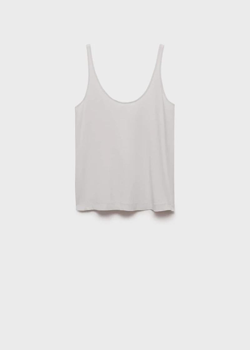 Pajama top with straps