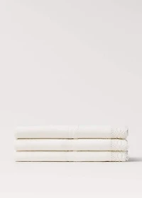 100% linen lace tablecloth for 6 to 8 diners