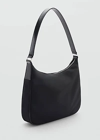 Medium nylon shoulder bag