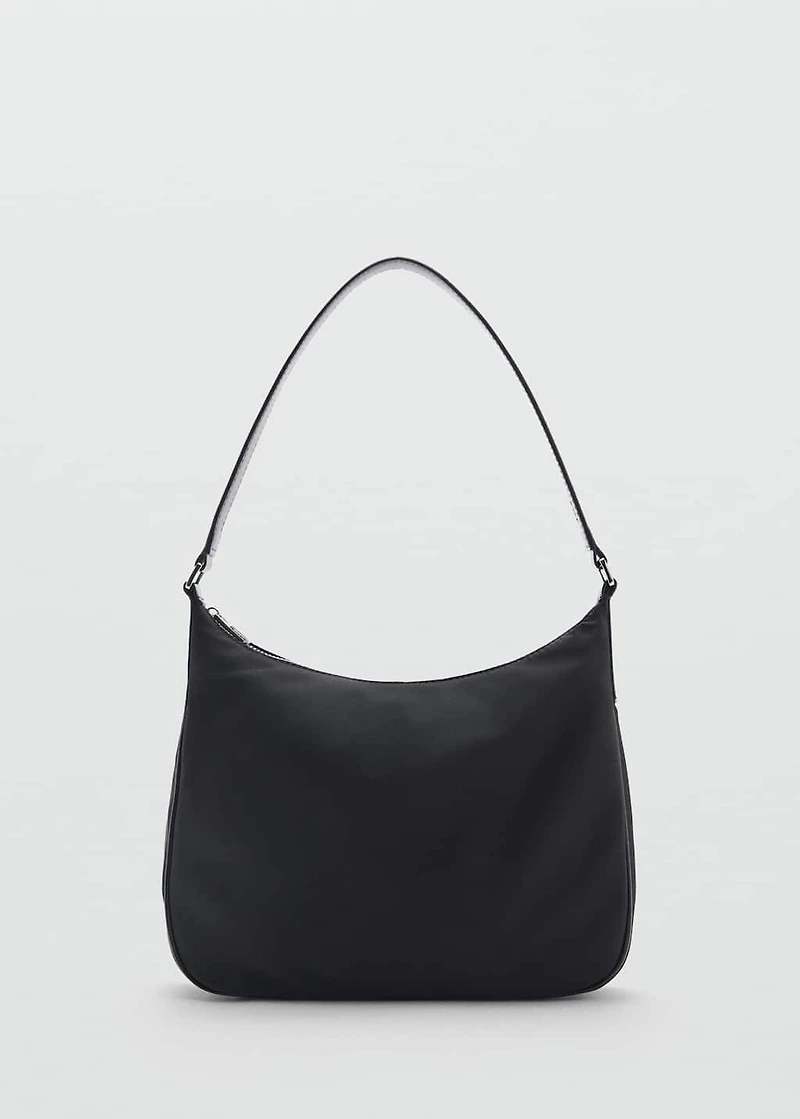 Medium nylon shoulder bag