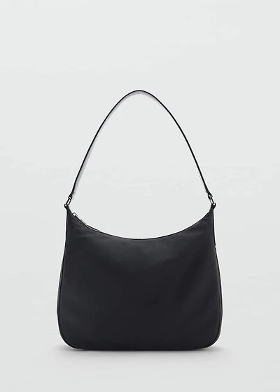Medium nylon shoulder bag