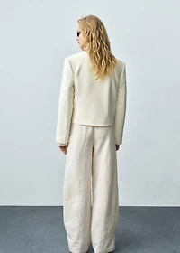 Structured cropped blazer