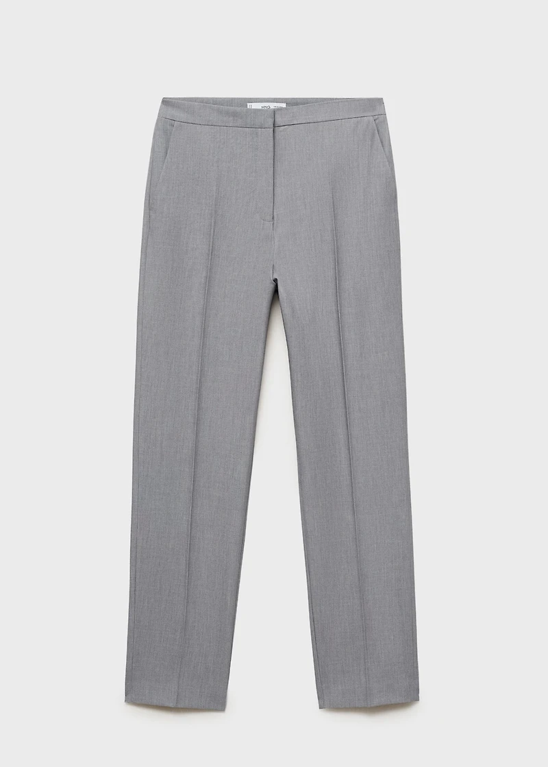 Straight suit trousers