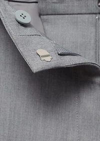 Straight suit trousers