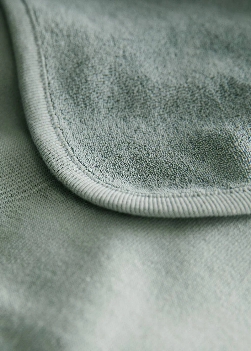 Terry baby blanket