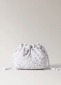 Organizer changing mat with mini-flower print