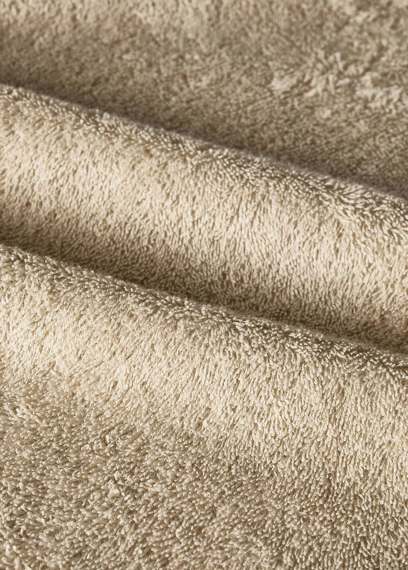 Terry towelling bath cape with ears