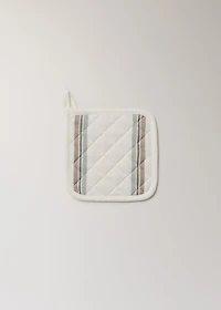 Cotton yarn-dyed striped grabber