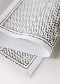 Geometric print placemats