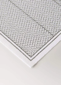Geometric print placemats