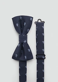 Printed  bow tie