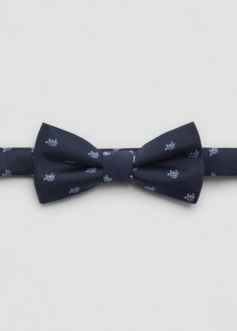 Printed  bow tie