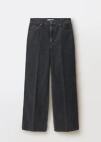 High waist straight jeans
