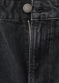 High waist straight jeans
