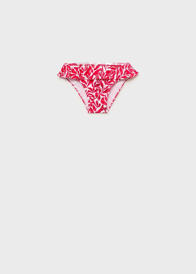 Bikini bottoms with ruffles