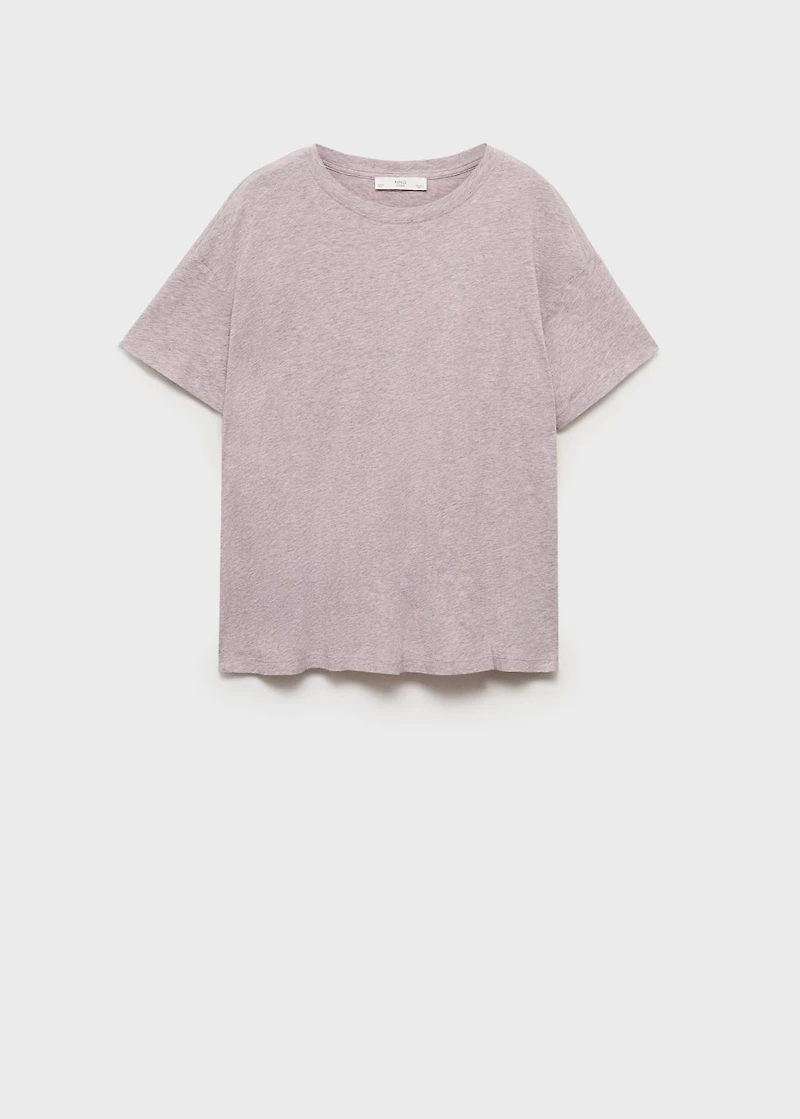 Short-sleeved cotton t-shirt