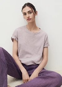 Short-sleeved cotton t-shirt