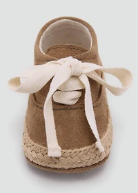 Bow leather shoes