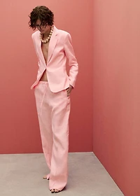 Linen suit blazer