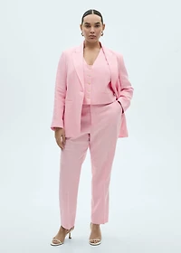 Linen suit blazer