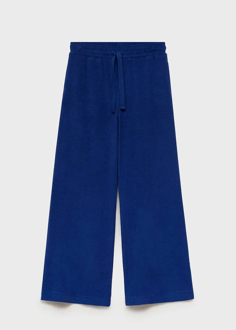 Terry cotton pants
