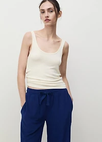 Terry cotton pants
