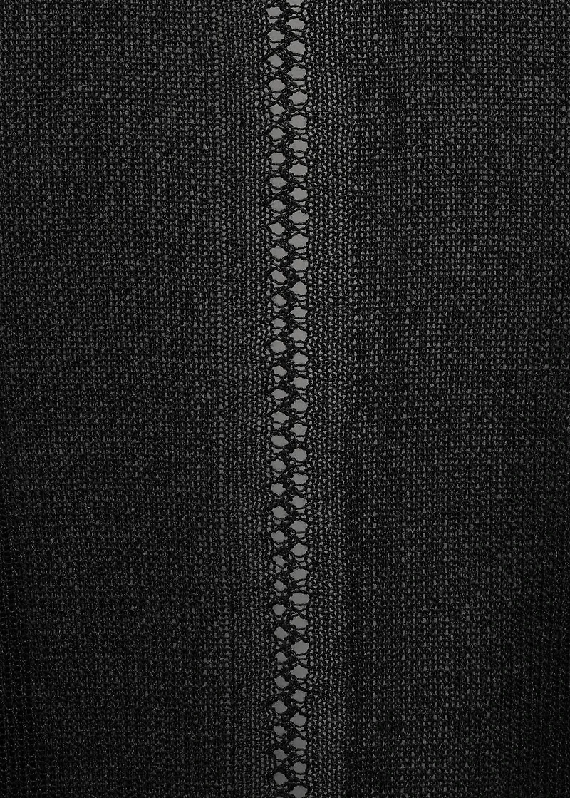 Knitted cropped cardigan