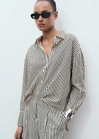 Striped textured shirt