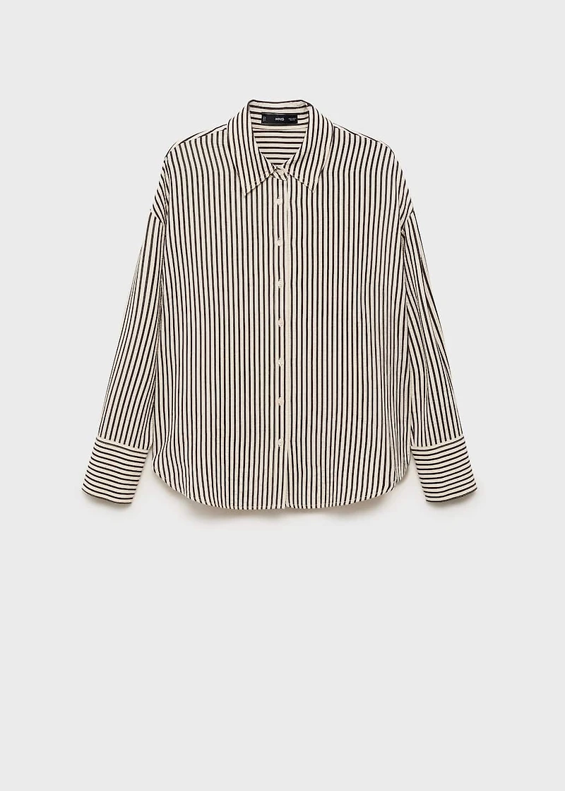 Striped textured shirt
