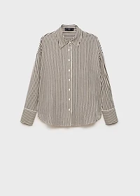 Striped textured shirt