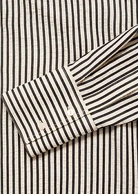 Striped textured shirt