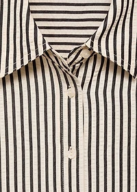 Striped textured shirt