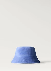 Towel-effect bucket hat