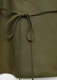 Lyocell wrap top