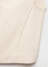Denim-effect vest