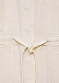 Long denim jumpsuit