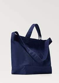 Plain cotton beach bag