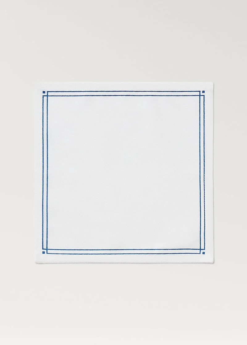 Printed cotton napkins