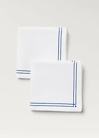 Printed cotton napkins