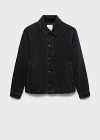 Dark-wash denim jacket