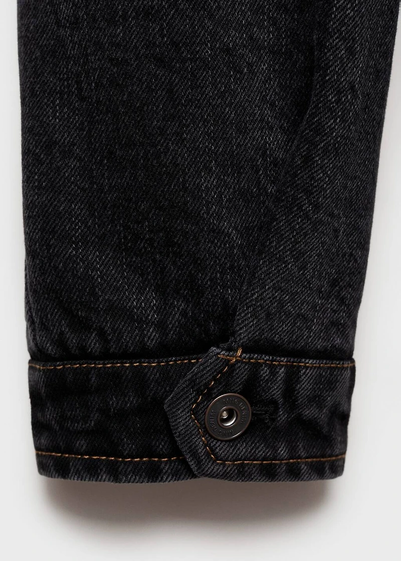 Dark-wash denim jacket