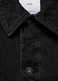 Dark-wash denim jacket