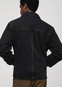 Dark-wash denim jacket