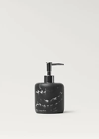 Soap dispenser with marble effect