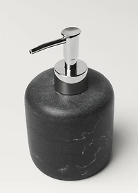 Soap dispenser with marble effect